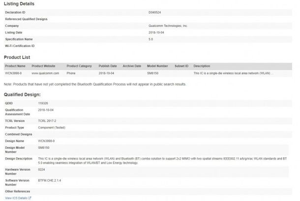 Характеристики нового топового чипа Snapdragon "слили" в Сеть