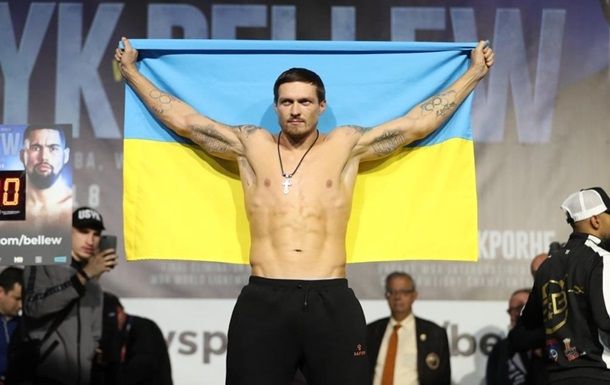 Усик оказался легче Беллью