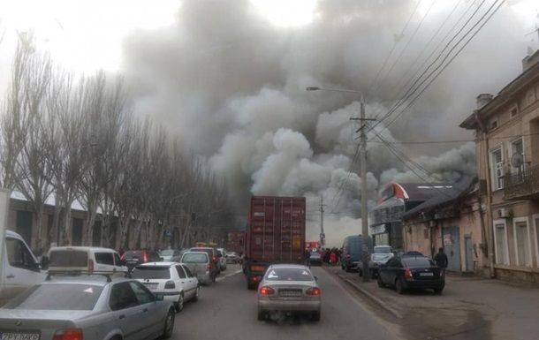 В Одессе произошел масштабный пожар