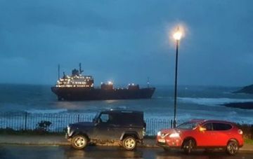 В Великобритании сняли с мели российское судно