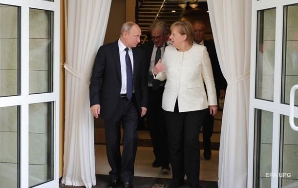 Меркель и Путин обсудили вопросы Украины и Сирии