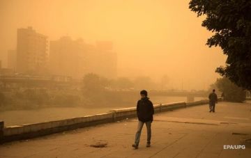 Египет накрыла песчаная буря