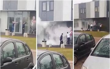 В Польше полицейский участок подожгли "коктейлями Молотова"