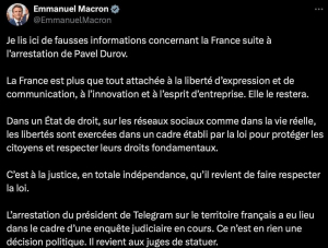 Владельца Телеграмм обвинили в отказе работать со спецслужбами