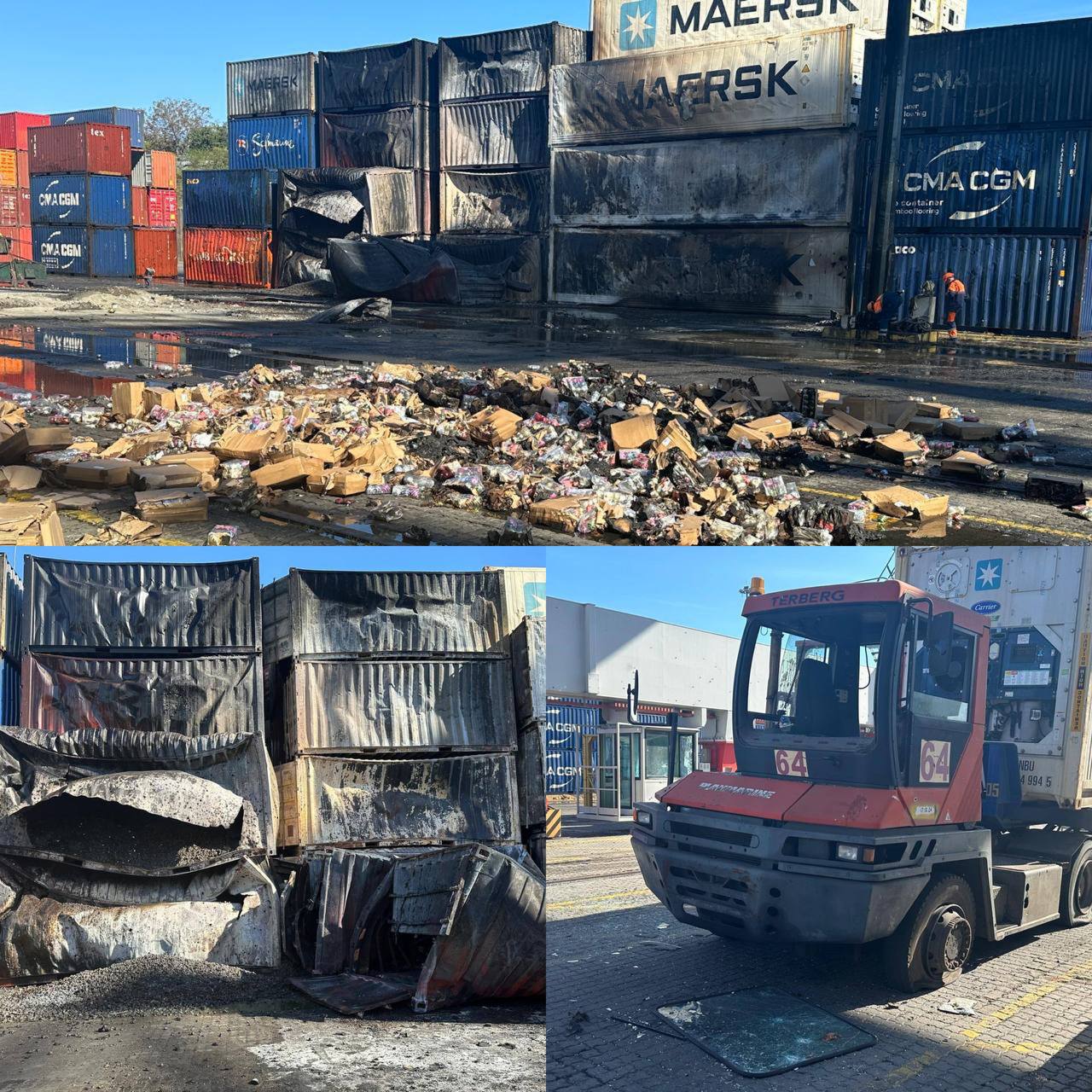Ворог здійснив майже шістдесят атак по портах
