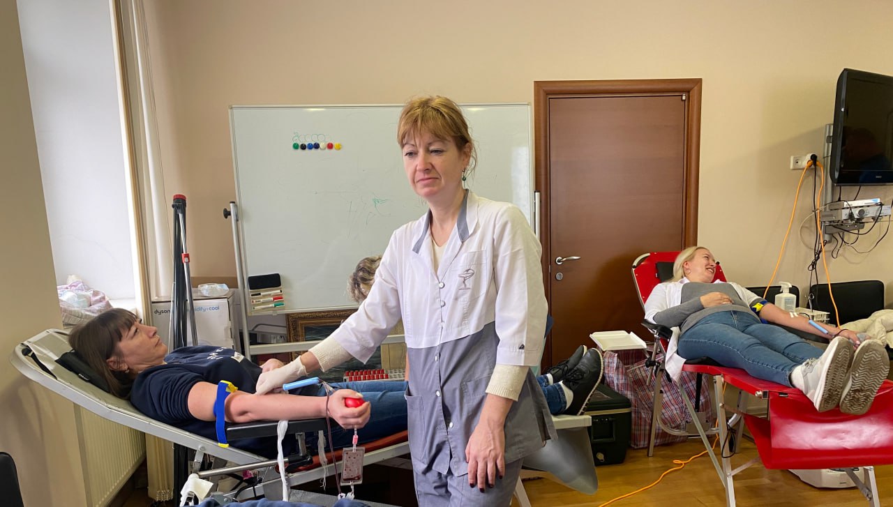 Колектив "Інфоксводоканалу" здав кров для поранених військових