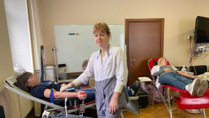 Колектив "Інфоксводоканалу" здав кров для поранених військових