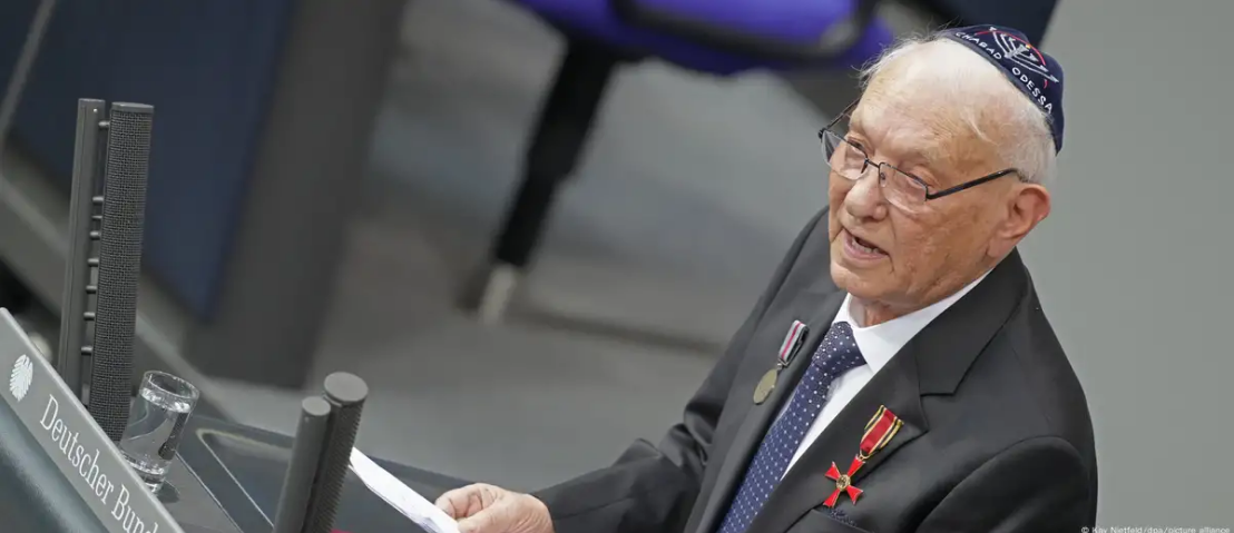 89-летний одессит выступил в Бундестаге