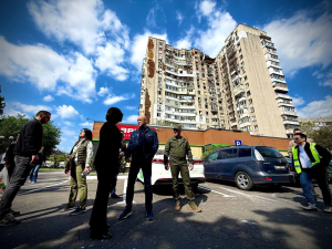 В Одессе дроны повредили 16-этажку