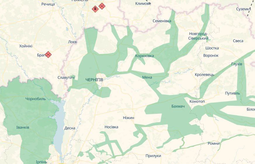 Армія РФ помічена на кордоні Чернігівщини
