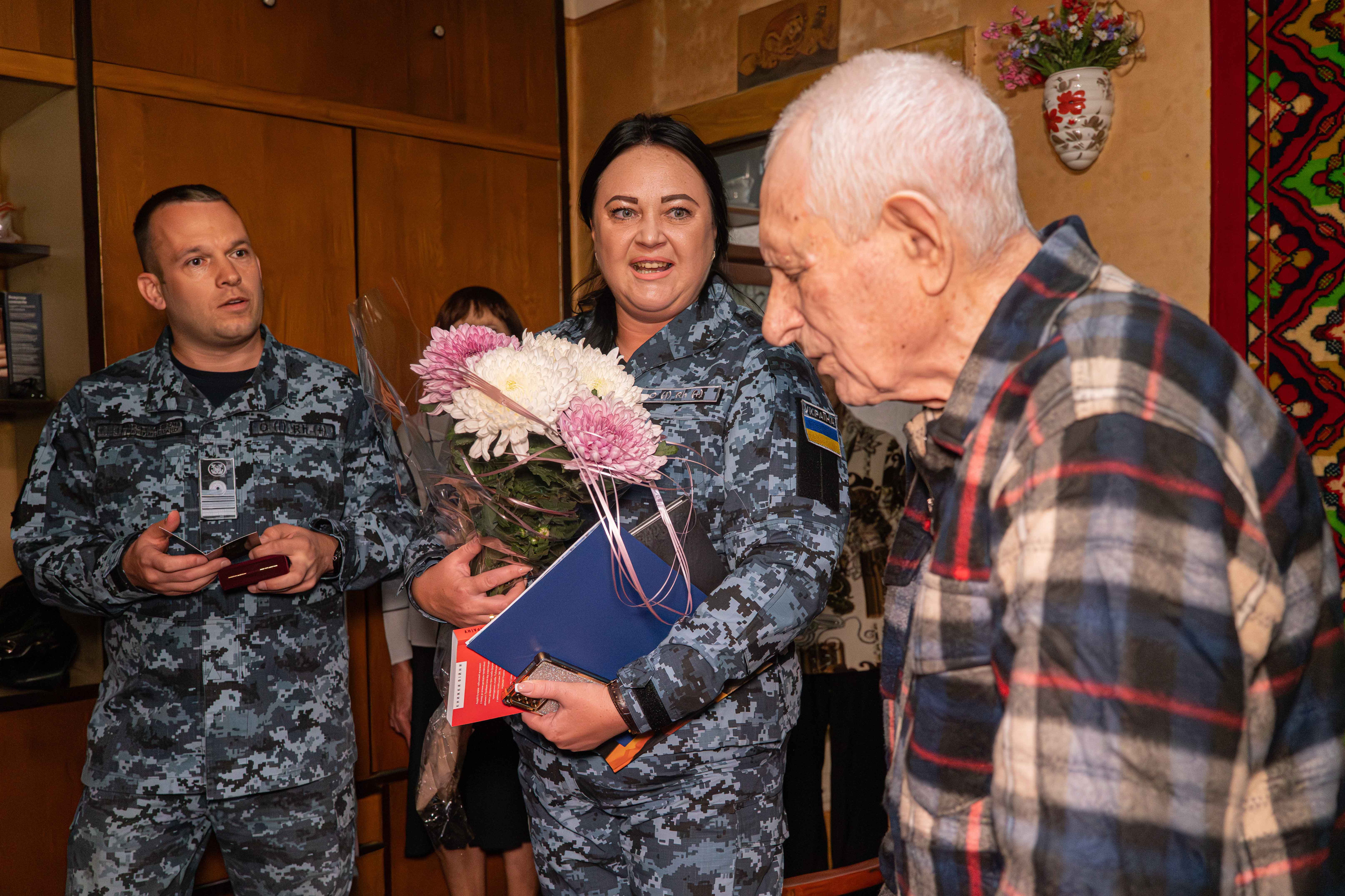 В Одесі привітали 100-річного ветерана