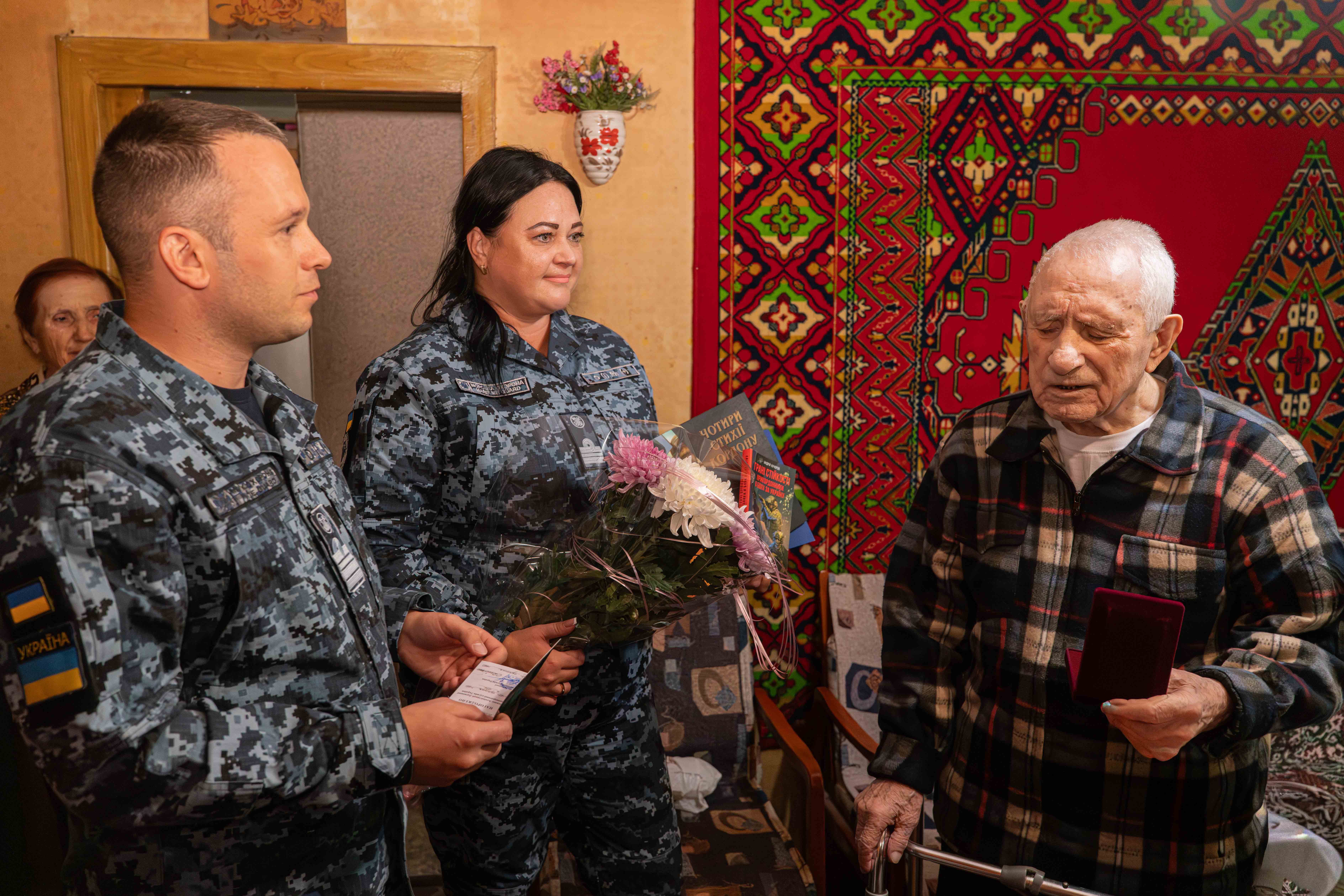 В Одесі привітали 100-річного ветерана