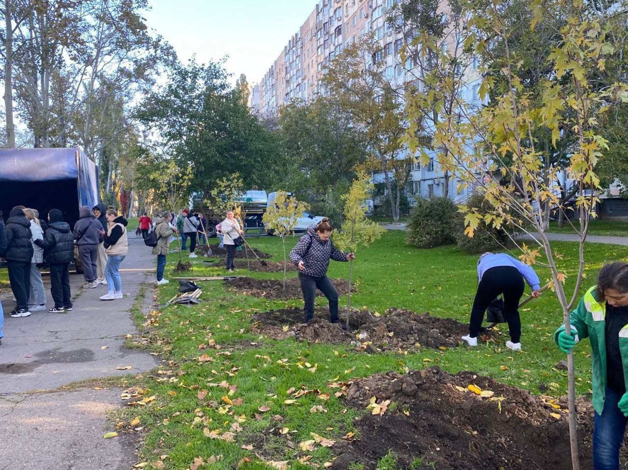 В Одесі висадили дерева
