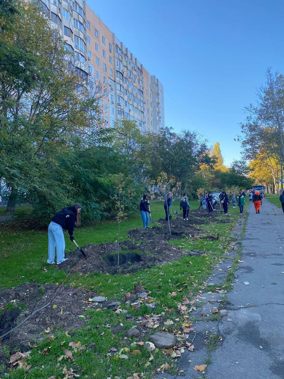 В Одесі висадили дерева