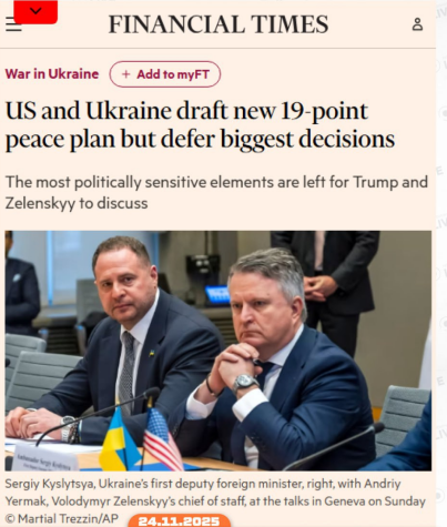 Спірні питання мирної угоди будут вирішувати Зеленський і Трамп