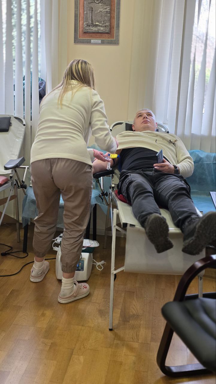 Одесский "Инфокс" сдал кровь для раненых