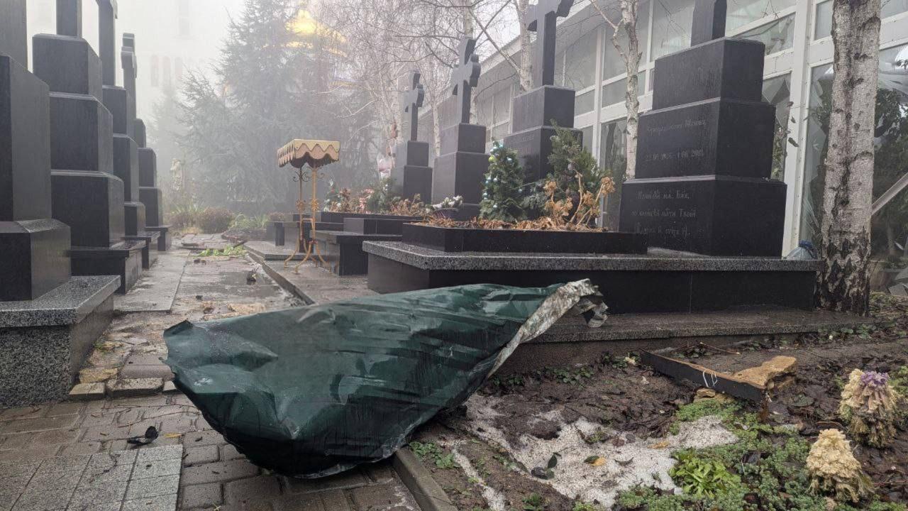 В Одессе обстреляли монастырь