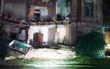 В Ростове обрушился двухэтажный дом после ливня