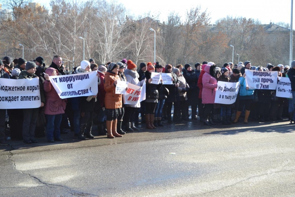 Предприниматели «7км» обратились к Саакашвили под стенами Одесской ОГА