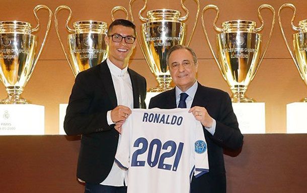 Официально: Криштиану Роналду подписал новый контракт с Реалом