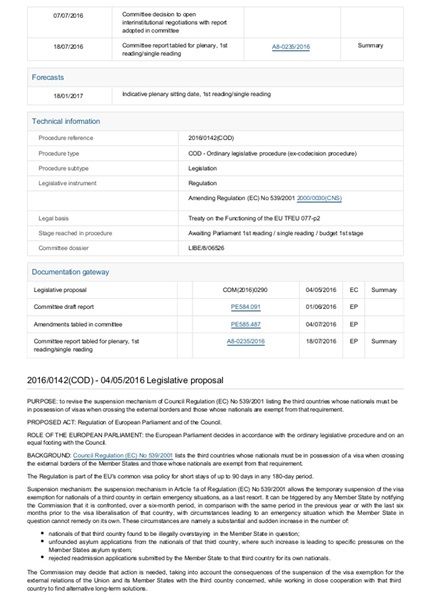 ЕС перенес безвиз для Украины на следующий год